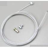 BOWDEN HOLÝ - VÁLEČEK 8MM + BOWDENOVÉ SPONY- (UNI DÍL)